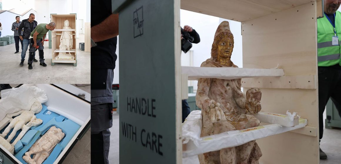 00 بعد نقلها الى روما لترميمها، استلام متحف باردو 30 قطعة أثرية تم اكتشافها في موقع زاما