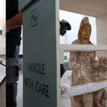 بعد نقلها الى روما لترميمها، استلام متحف باردو 30 قطعة أثرية تم اكتشافها في موقع زاما