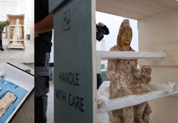 بعد نقلها الى روما لترميمها، استلام متحف باردو 30 قطعة أثرية تم اكتشافها في موقع زاما