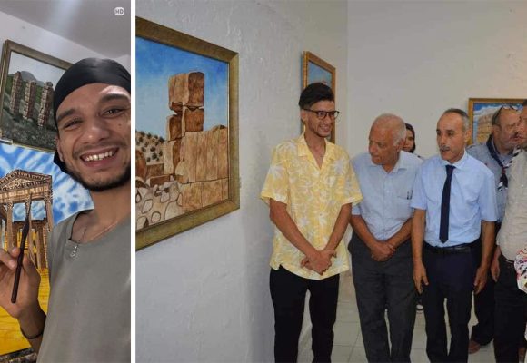 مبدع في الطريق: الفنان التشكيلي التونسي خيري جراية أصغر رسام في شمال افريقيا