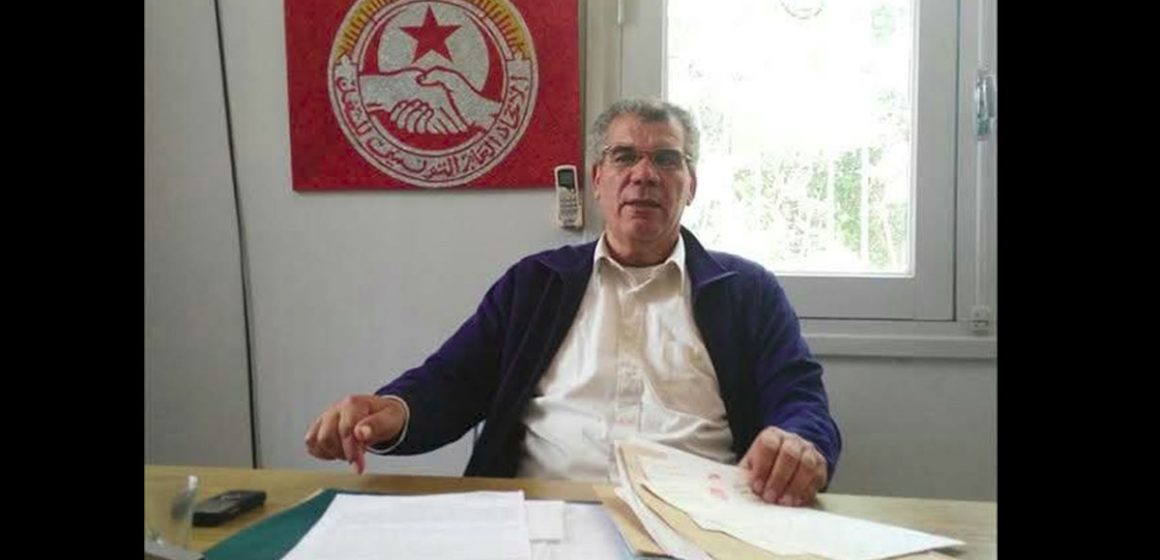 اتحاد الشغل ينعى محمد علي عروس، الكاتب العام المحلي بقرقنة