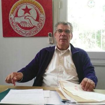 محمد علي عروس اتحاد الشغل ينعى محمد علي عروس، الكاتب العام المحلي بقرقنة