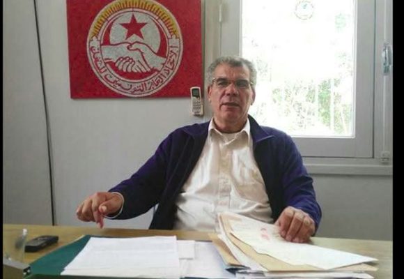 اتحاد الشغل ينعى محمد علي عروس، الكاتب العام المحلي بقرقنة