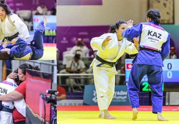 الألعاب الاسلامية السعودية بالرياض: البرونزية لأميمة البديوي