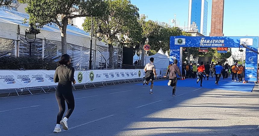 Marathon-Comar-Course ماراطون كومار | سباق تحت سماء زرقاء وشمس ساطعة