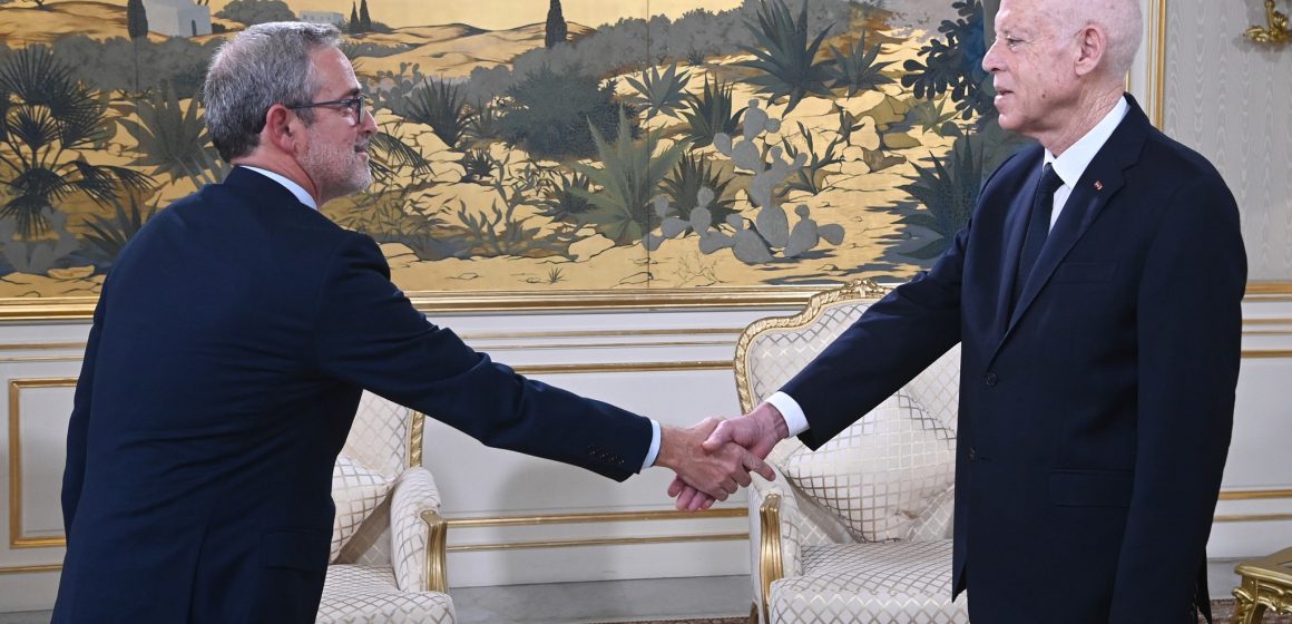 قرطاج: قبل مغادرته بلادنا على اثر انهاء مهامه، الرئيس يستقبل سفير اسبانيا بتونس