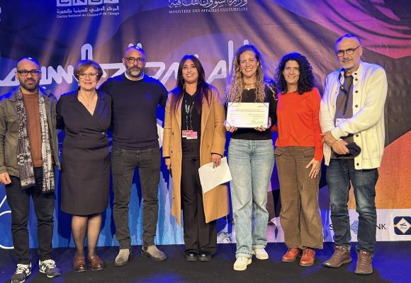 فيلم «وين ياخذنا الريح» للمخرجة أمال القلاتي يُتوَّج بجائزة نقابة الصحفيين لسينما حرية التعبير