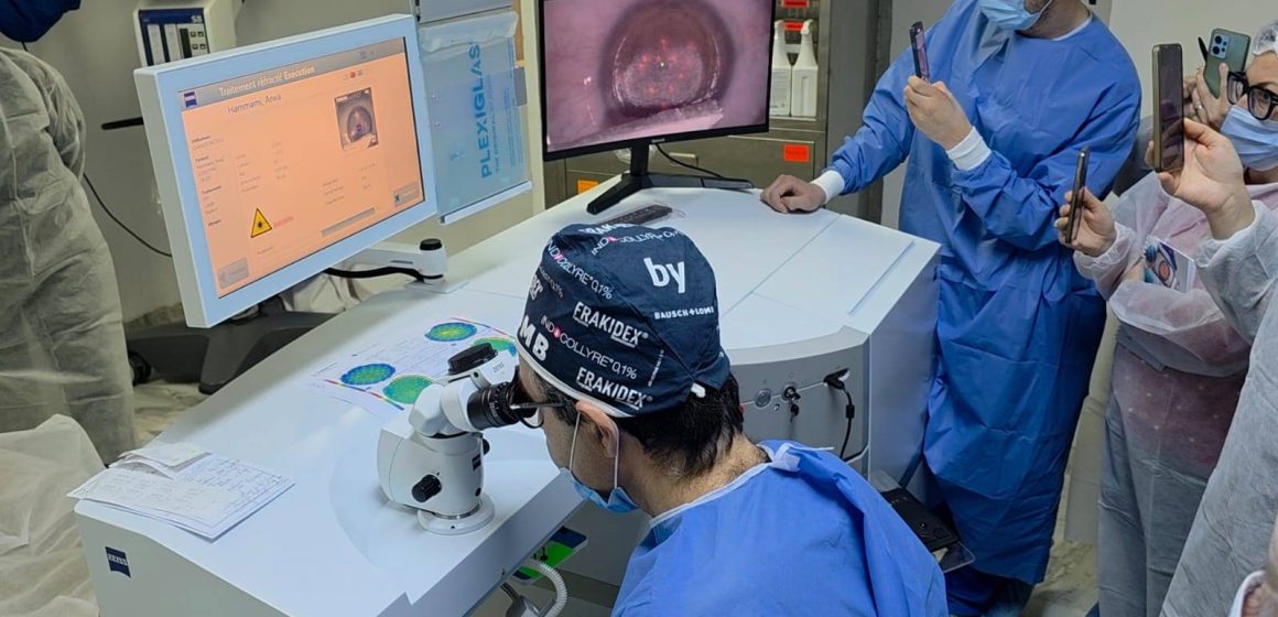 مستشفى شارل نيكول: نجاح عمليتين بتقنية Femto LASIK الأحدث حالياً في جراحة العيون