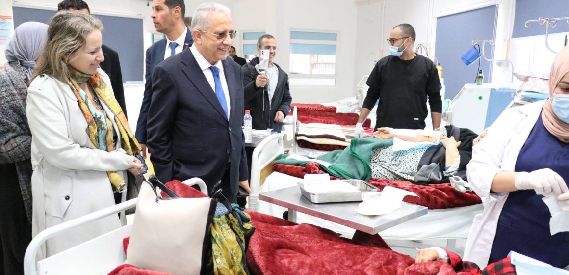 وزير الصحة في زيارة إلى المستشفى المحلي بحي التضامن