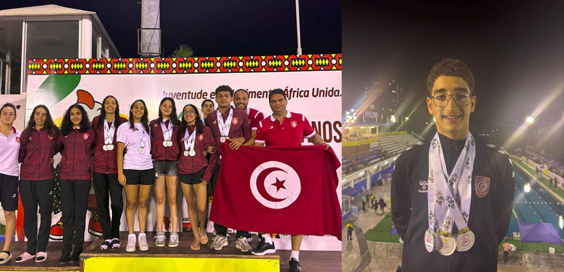 00 أنغولا: في مسبح لواندا، تونس تحصد 6 ميداليات