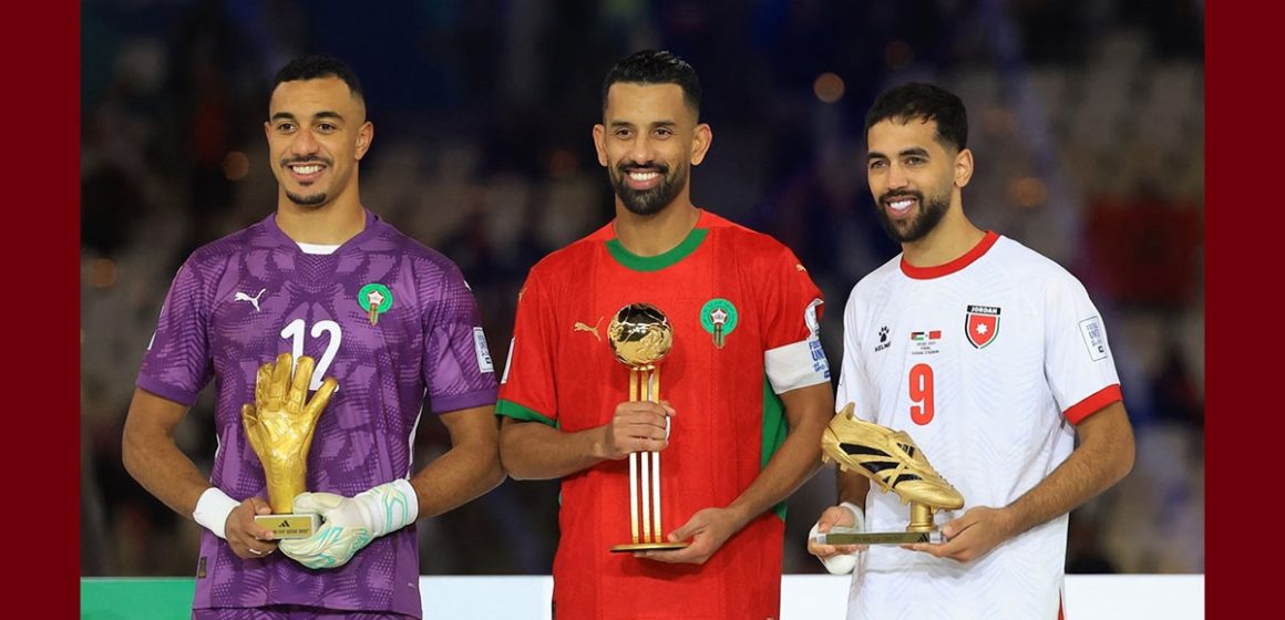 كأس العرب بقطر: المغربي ربيع حريمات يفوز بجائزة أفضل لاعب في البطولة