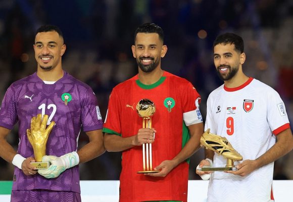 كأس العرب بقطر: المغربي ربيع حريمات يفوز بجائزة أفضل لاعب في البطولة