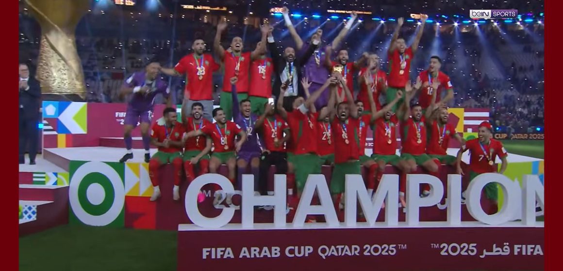 كأس العرب قطر 2025: التتويج للمغرب بعد الفوز على الأردن