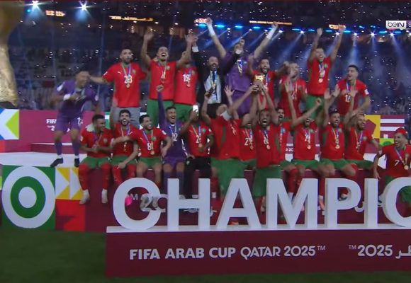 كأس العرب قطر 2025: التتويج للمغرب بعد الفوز على الأردن