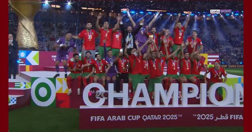 كأس العرب قطر 2025: التتويج للمغرب بعد الفوز على الأردن
