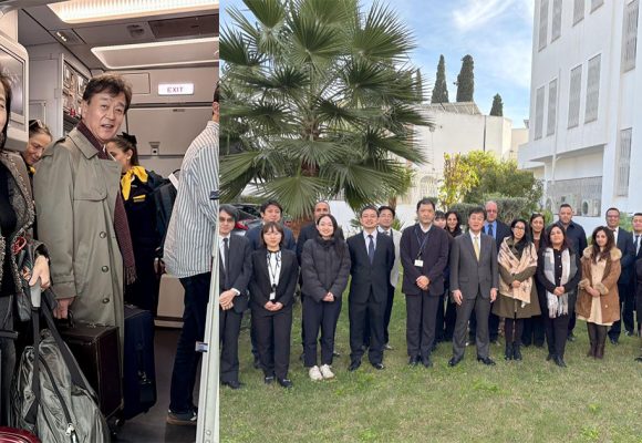 قبل مغادرته تونس على اثر انتهاء مهمته، سفير اليابان يتوجه برسالة