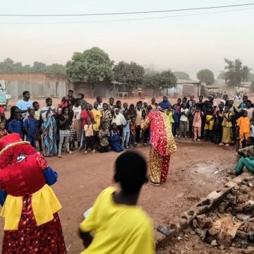 مشاركة فرقة الوفاء للنهوض المسرحي في المهرجان الثالث بوبو تور ببوركينا فاسو