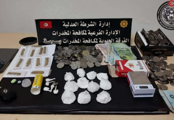 المنستير: اماطة اللثام عن عصابة في ترويج المواد المخدرة و تبييض الأموال