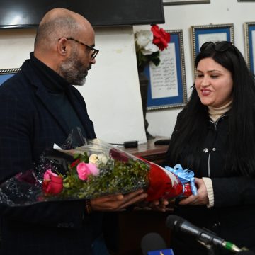 بالصور/ نقابة الصحفيين تكرم الزميلة شذى الحاج مبارك بمناسبة إطلاق سراحها