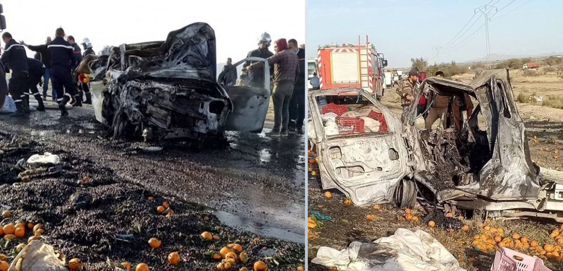 سيدي بوزيد: وفاة شخصين و إصابة ثالث في حادث مرور