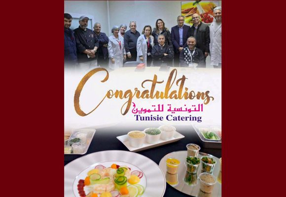 التونيسار فخورة بالتونسية للتموين بعد تحصلها على شهادتي الاعتماد في نظام ادارة السلامة الغذائية