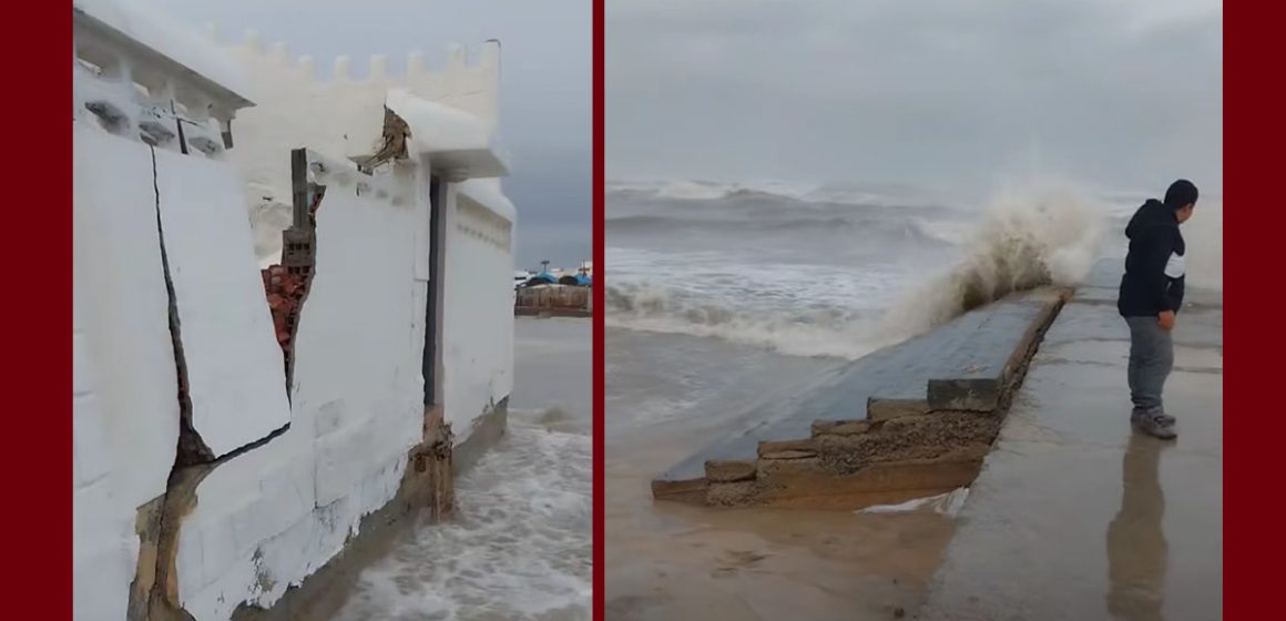 جمعية AREMS تنشر فيديو مريعا حول أثر العاصفة على تآكل شط سوسة – القنطاوي