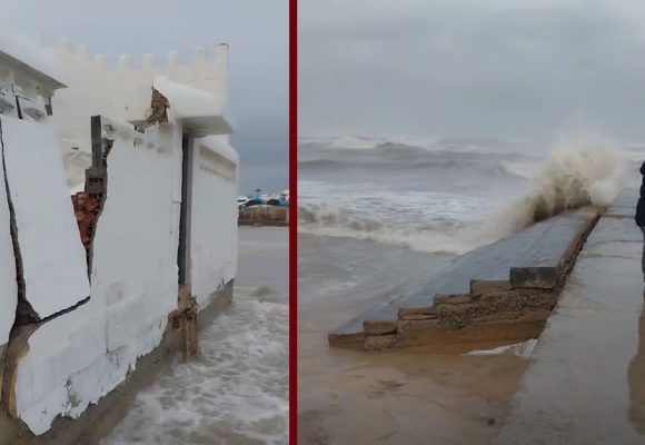 جمعية AREMS تنشر فيديو مريعا حول أثر العاصفة على تآكل شط سوسة – القنطاوي