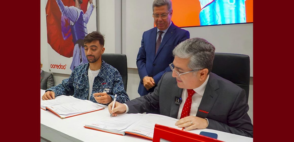 اللجنة الاولمبية تواكب حفل توقيع عقد شراكة بين أوريدو و البطل خليل الجندوبي