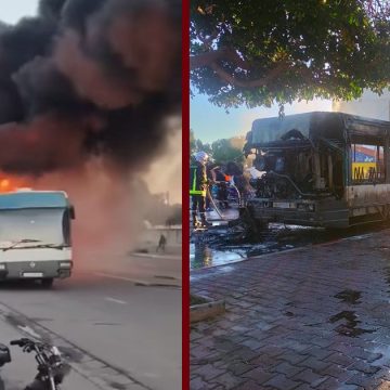 قابس: النيران تلتهم حافلة لنقل التلاميذ مستغلة منذ 25 عاما (فيديو)