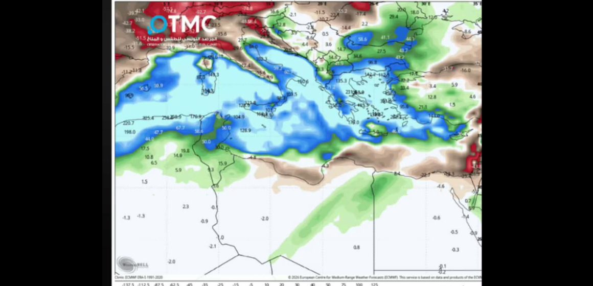 OTMC météo توقعات مرصد الطقس و المناخ بداية من أواخر الأسبوع القادم