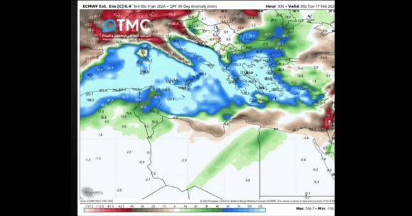 توقعات مرصد الطقس و المناخ بداية من أواخر الأسبوع القادم