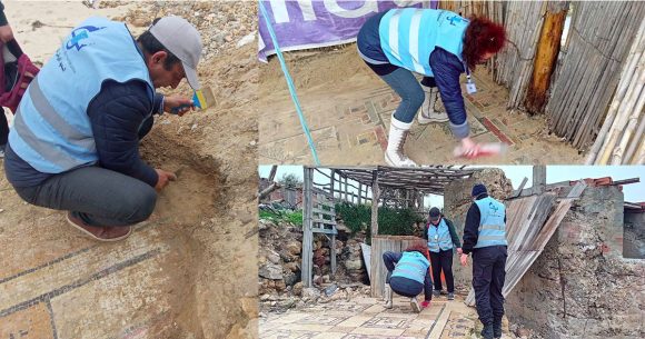 00 بنزرت ما بعد التقلبات الجوية: رفع ما تم كشفه من فسيفساء و معالم أثرية برأس أنجلة و سجنان