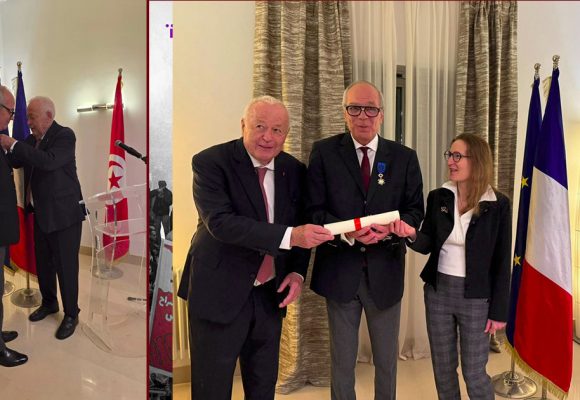الد. الهاشمي الوزير يتحصل على وسام الاستحقاق الفرنسي