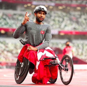 وليد كتيلة بطولة فزاع الدولية لألعاب القوى، وليد كتيلة يهدي الذهبية لتونس