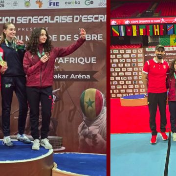 كأس العالم لسلاح السابر أصاغر وأواسط داكار-السينغال: البرونزية لعائشة بوعجينة