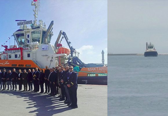 ميناء بنزرت- منزل بورقيبة: دخول الجرّار البحري “مكتريس” حيز الاستغلال