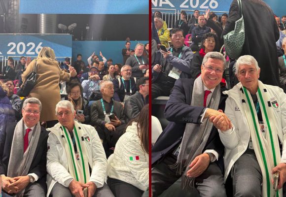 استعدادا لألعاب الأولمبية الشتوية ميلانو-كورتينا 2026، بوصيان في لقاء رفيع المستوى