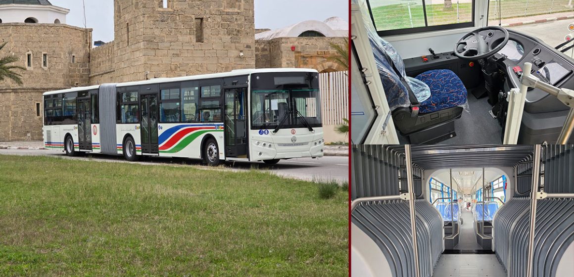 ألبوم صور/ شركة النقل بالساحل تتسلم من الصين 32 حافلة مزدوجة جديدة (صنف زينة و عزيزة)