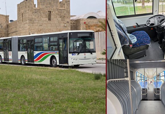 ألبوم صور/ شركة النقل بالساحل تتسلم من الصين 32 حافلة مزدوجة جديدة (صنف زينة و عزيزة)