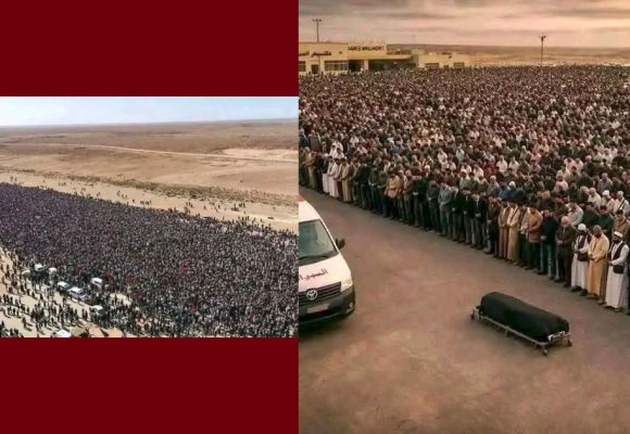 الأستاذ بوشيبة في نعيه “الشهيد ابن الشهيد سيف الإسلام القذافي: جنازة آخر الرجال” (صور)