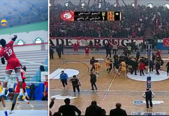 الكرة الطائرة: النجم يصدر توضيحا مؤكدا ادعاء الترجي اصابة احد لاعبيه