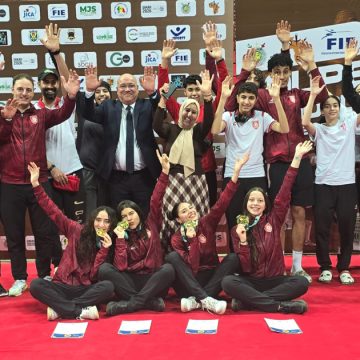 الذهبية لتونس في اختتام كأس العالم لسلاح السابر للأصاغر و الأواسط داكار