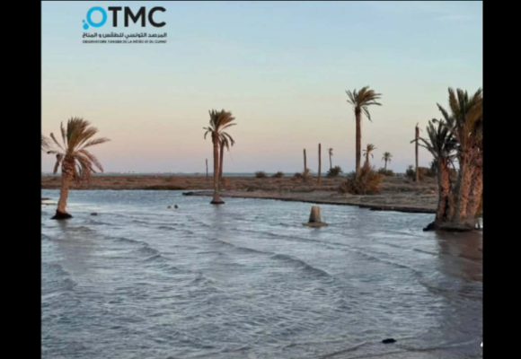مرصد الطقس و المناخ: بصوت عامر بحبة حول غمر لأجزاء من ساحل قرقنة (فيديو)
