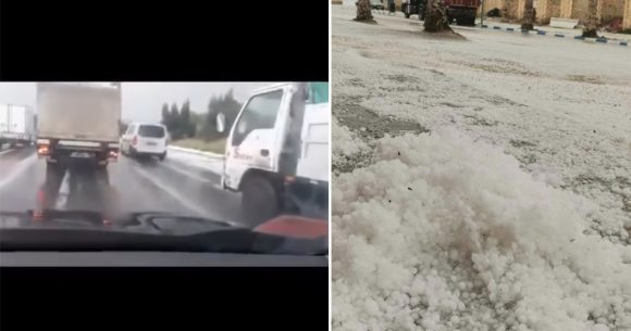 تساقط التبروري على الطريق السريعة حمامات تونس. حشاد يؤكد أنها ظاهرة غير غريبة