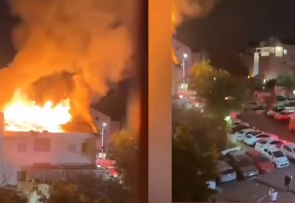 سقوط رؤوس عنقودية ايرانية في اسرائيل