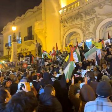 من الباساج الى المسرح البلدي: مسيرة يوم القدس العالمي في تونس (فيديو)