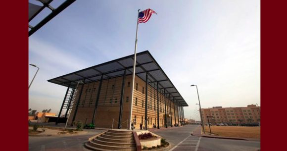 التلفزيون العربي: سفارة امريكا في بغداد تدعو مواطنيها الى مغادرة العراق