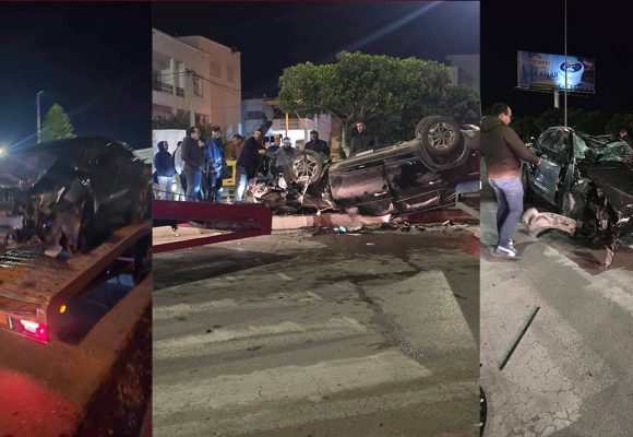 صورة اليوم: حادث مرور خطير قرب حدائق قرطاج