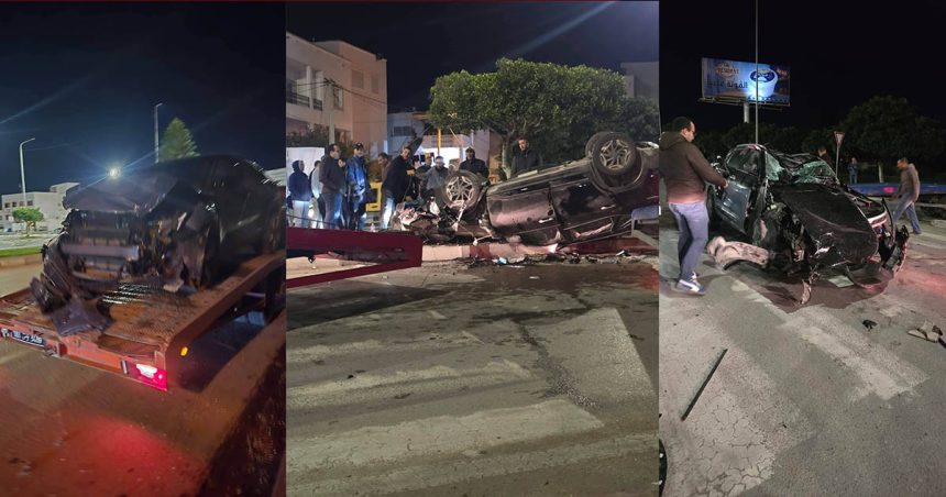 صورة اليوم: حادث مرور خطير قرب حدائق قرطاج