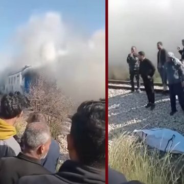 القلعة الصغرى: وفاة سائق دراجة نارية دهسه قطار و متساكنو الجهة يضرمون النار في عرباته